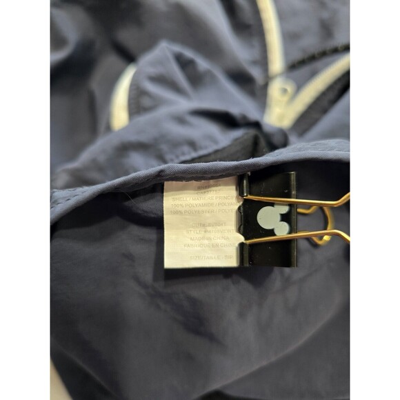 Element Windbreaker Jacket Navy Blue Men Size S Element Logo Long Sleeve Zip - Picture 6 of 6